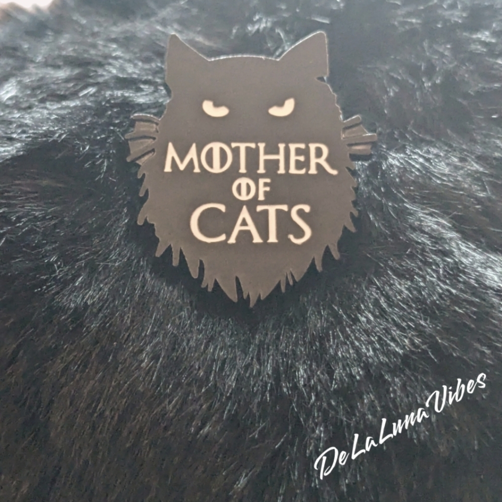 3/$12 Mother of Cats Enamel Pin